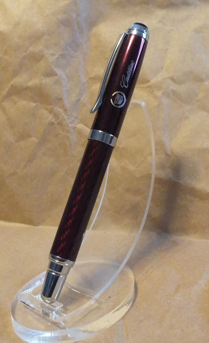 Rollerball pen Carbon Fibre Cadillac Red