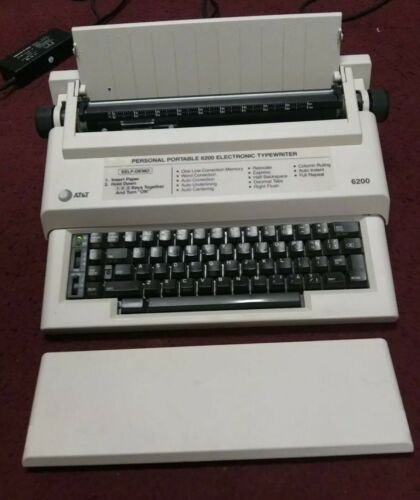AT&T Personal Portable 6200 Electronic Typewriter tested and in working order