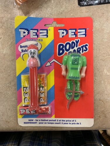 Droopy Pez With Body Parts