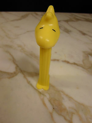 Yellow Woodstock Bird Snoopy Dogs Friend Pez Dispenser Made in Hungary