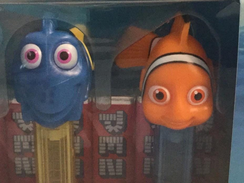 2 PEZ Disney Pixar Finding DORY Dispenser NEMO & DORY Toy