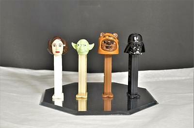 Vintage STAR WARS Princess Leia, Yoda, Ewok, Vader Pez Dispenser Feet~Lot of 4