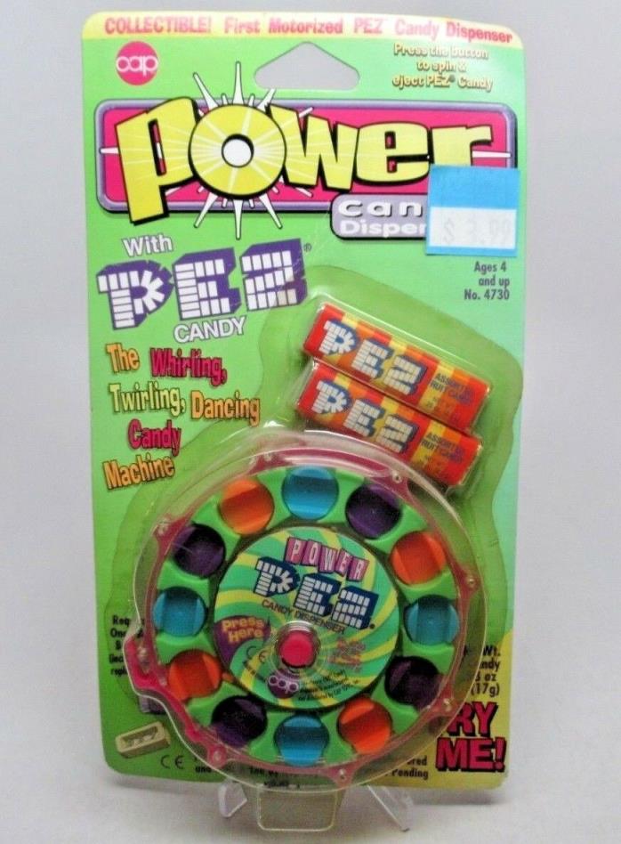 Pez Power Candy Dispenser The Whirling Twirling Dancing Candy Machine NIP