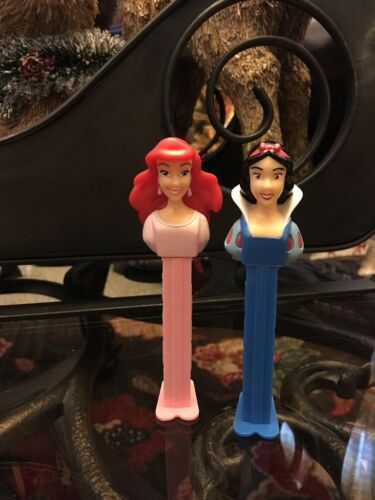 Pez Dispenser~Disney Princess's Snow White And the little mermaid ~Loose ??