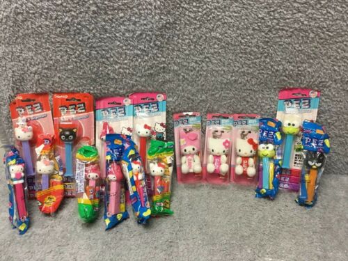 PEZ Candy Pez Dispensers  - lot of 16 - HELLO KITTY NIP MOC AND BAGS