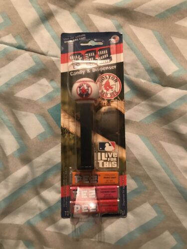 Boston Red Sox Pez Candy Dispenser with 3 Candy Refills  Brand New Sealed