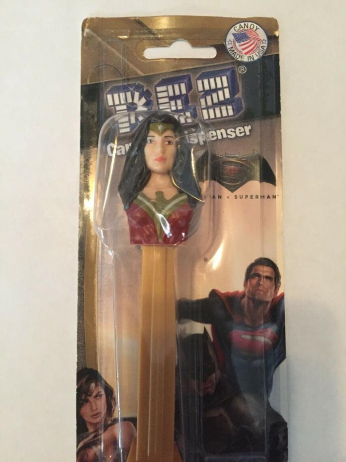 Wonder Woman Dawn of Justice Pez Dispenser NEW in Package