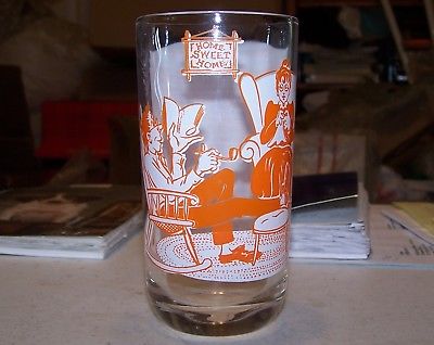 Big Top Peanut Butter Old Time Song Glass - Home, Sweet Home