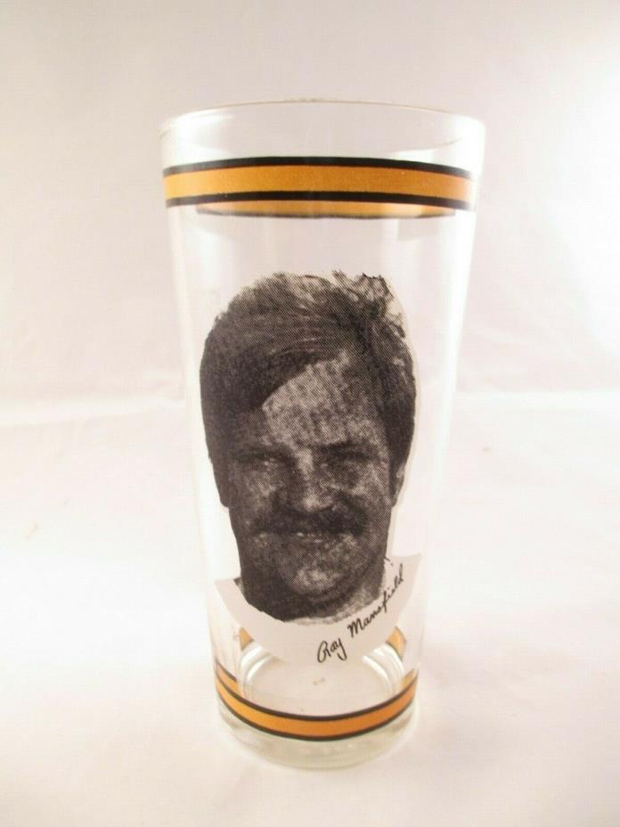 Pittsburgh Steelers Ray Mansfield (#56) 1976 Brockway glass