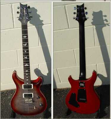 Beautiful PRS CE24 Satin Faded Cherry Burst Electric Guitar w Hard Case