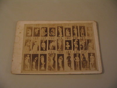Photographer Ordering Catalog Cabinet Card Photo cdii Sculpture Stage
