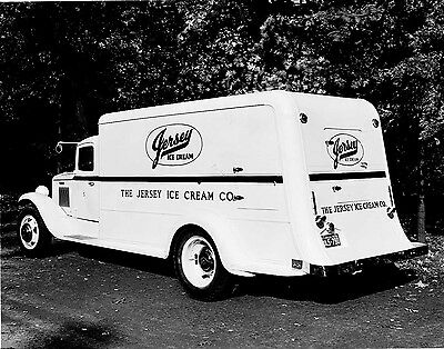 1930 Jersey Ice Cream Delivery Truck Florida  8 x 10  Photograph