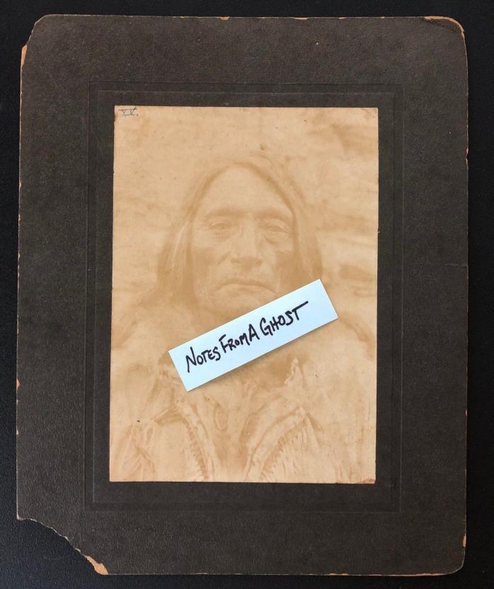 19th C. ORIGINAL ID'd SIOUX CUSTER 'S LAST STAND NATIVE AMERICAN INDIAN PHOTO
