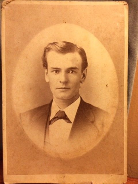 Instant Relative Cabinet Photo Young Man Hoard & Tenney Winona Minn  Vintage