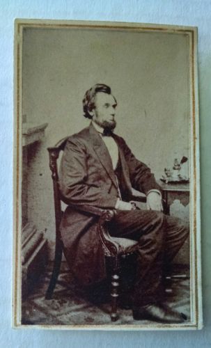 President Lincoln Cdv 0-49 Variation Alexander Image by HC Smith Original