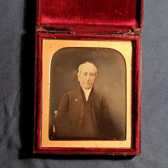 Sixth Plate Daguerreotype in Flip-Top Case