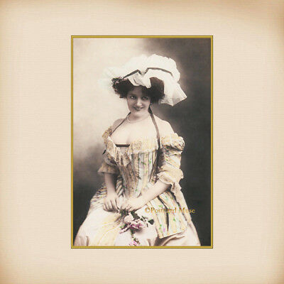 Edwardian Actress New 4x6 Vintage Postcard Image Photo Print SD305