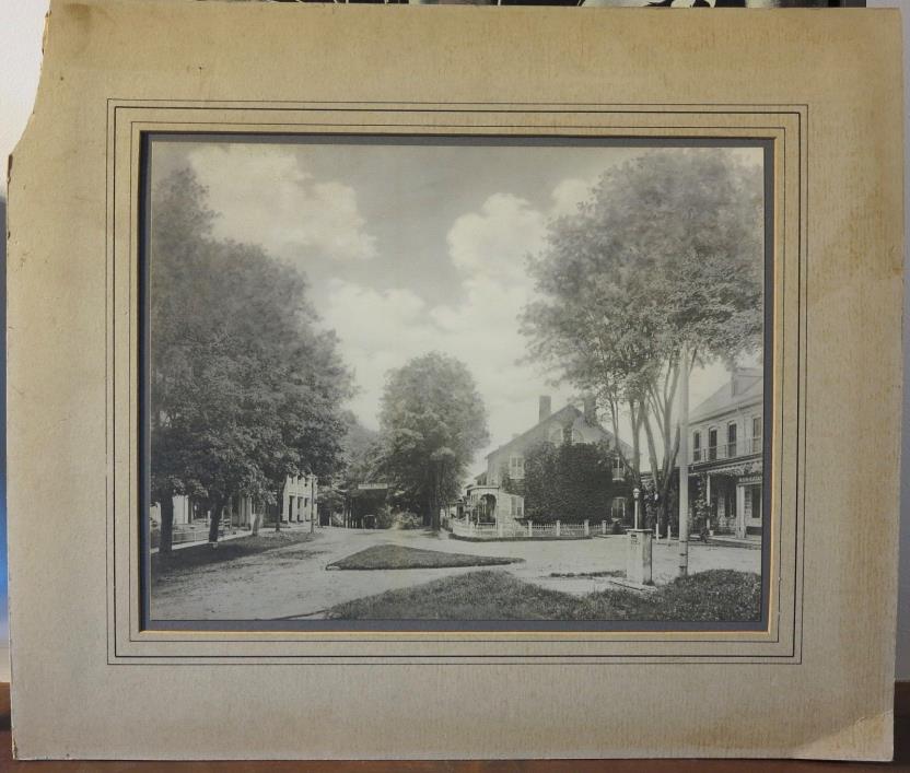 c.1870s original antique photograph Hope NJ American House photo New Jersey