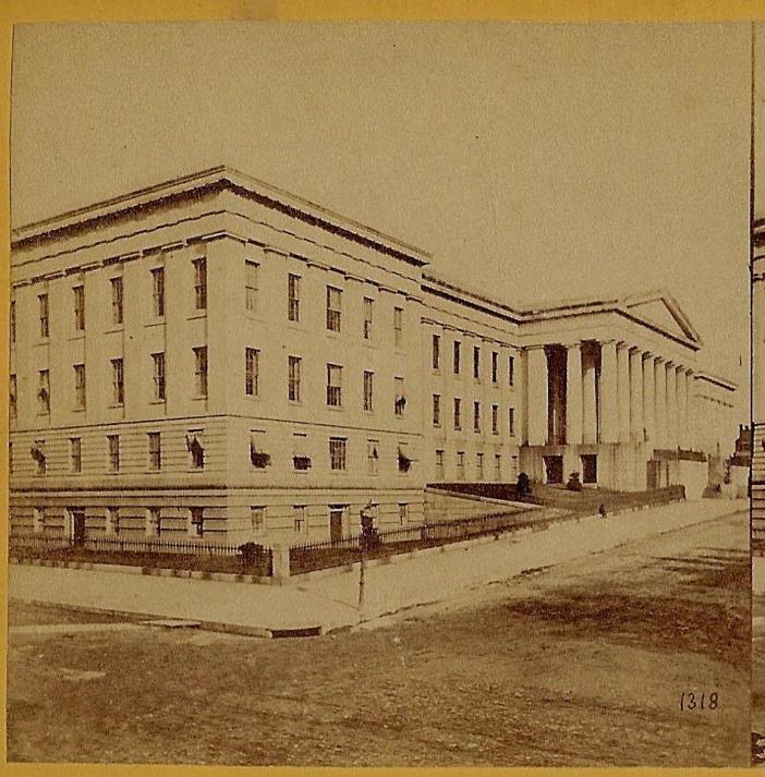 E & H T Anthony # 1318 Patent Office Washington DC 1860s Stereoview