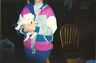 Old Vintage Photograph Adorable Little White American Bulldog Puppy
