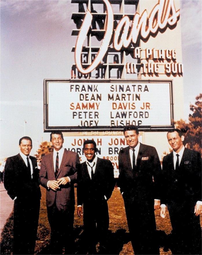 RAT PACK SINATRA AND FRIENDS  8X10 GLOSSY PHOTO