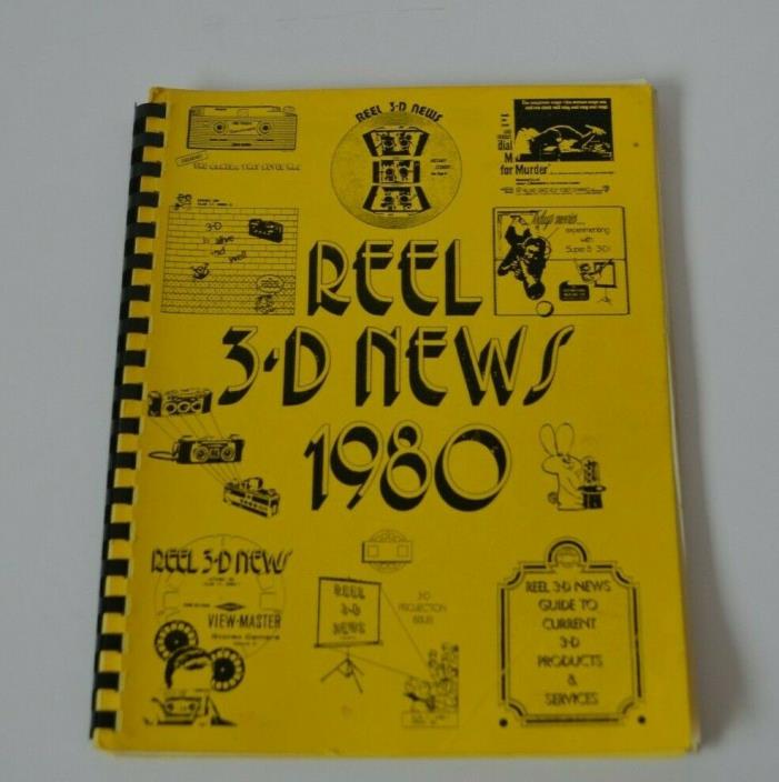 Reel 3-D News 1980 Magazine Stereo Camera Nimslo Realist View Master Book