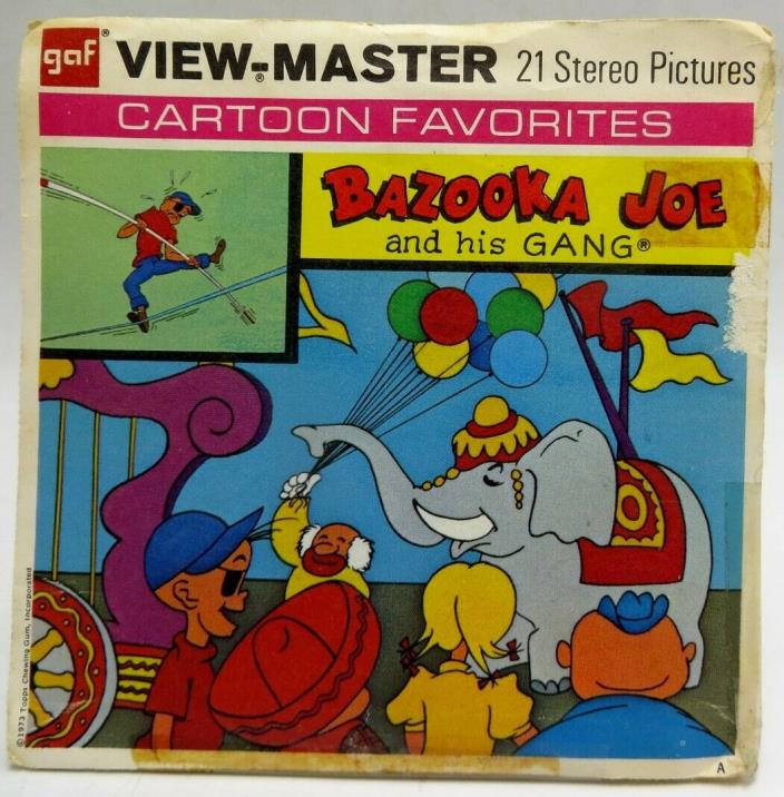 View-Master B563, Bazooka Joe and His Gang, Cartoon Favorites, 3 Reel Set