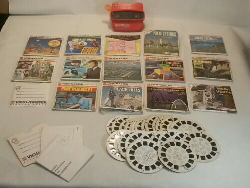 ? Lot Of Vintage Viewmaster Reels And Viewmaster Viewer TV SHOWS LANDSCAPE & MIX