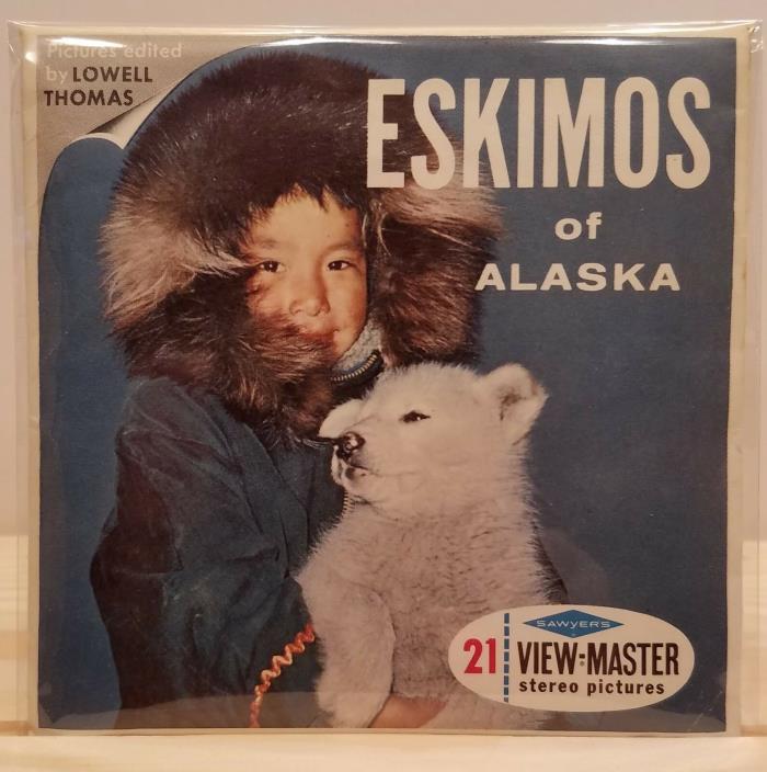 Eskimos of Alaska - View Master Complete 3 Reel Packet #A-104 undated SAWYERS