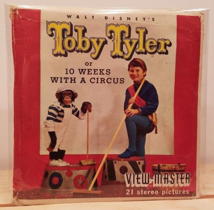 TOBY TYLER - View Master Complete 3 Reel Packet #B-476 from 1960