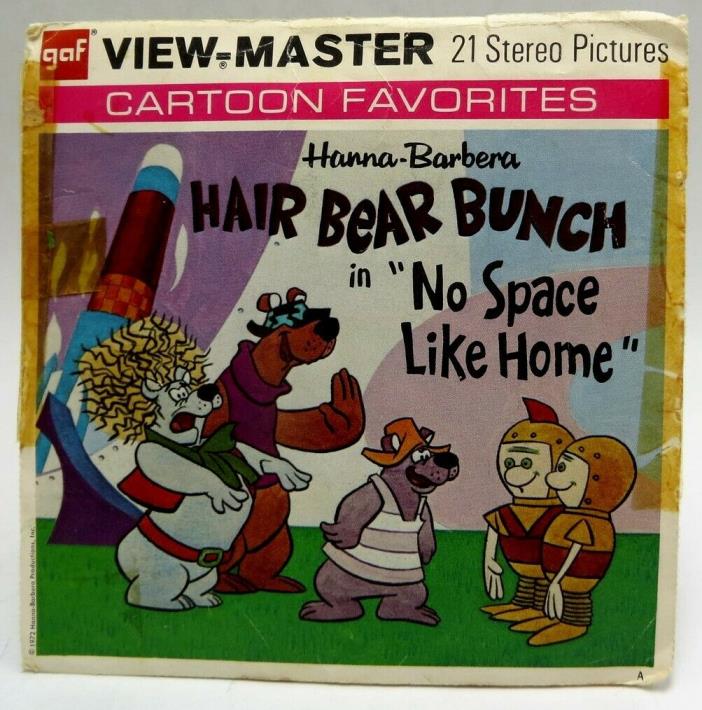 View-Master B552, Hair Bear Bunch, Hanna-Barbera, 3 Reel Set, Version A