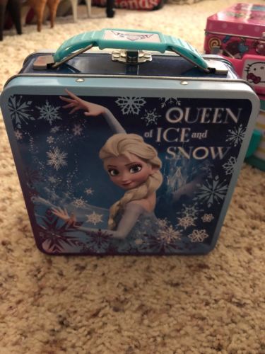 Disney Frozen Tin Metal Lunch Box Elsa