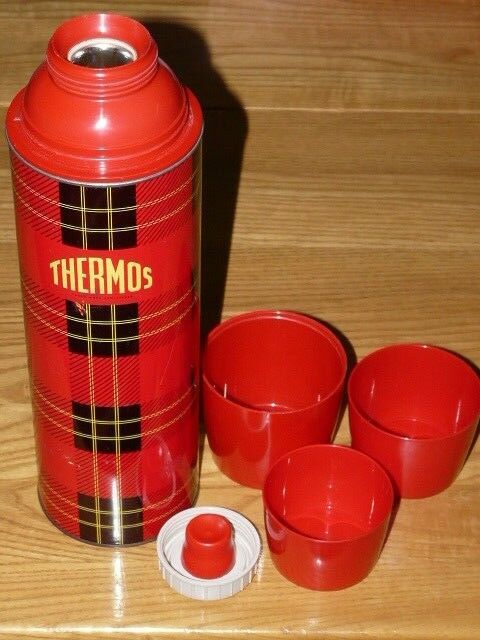 Vintage Thermos Vacuum Bottle - Coffee, Tea, Hot Drinks