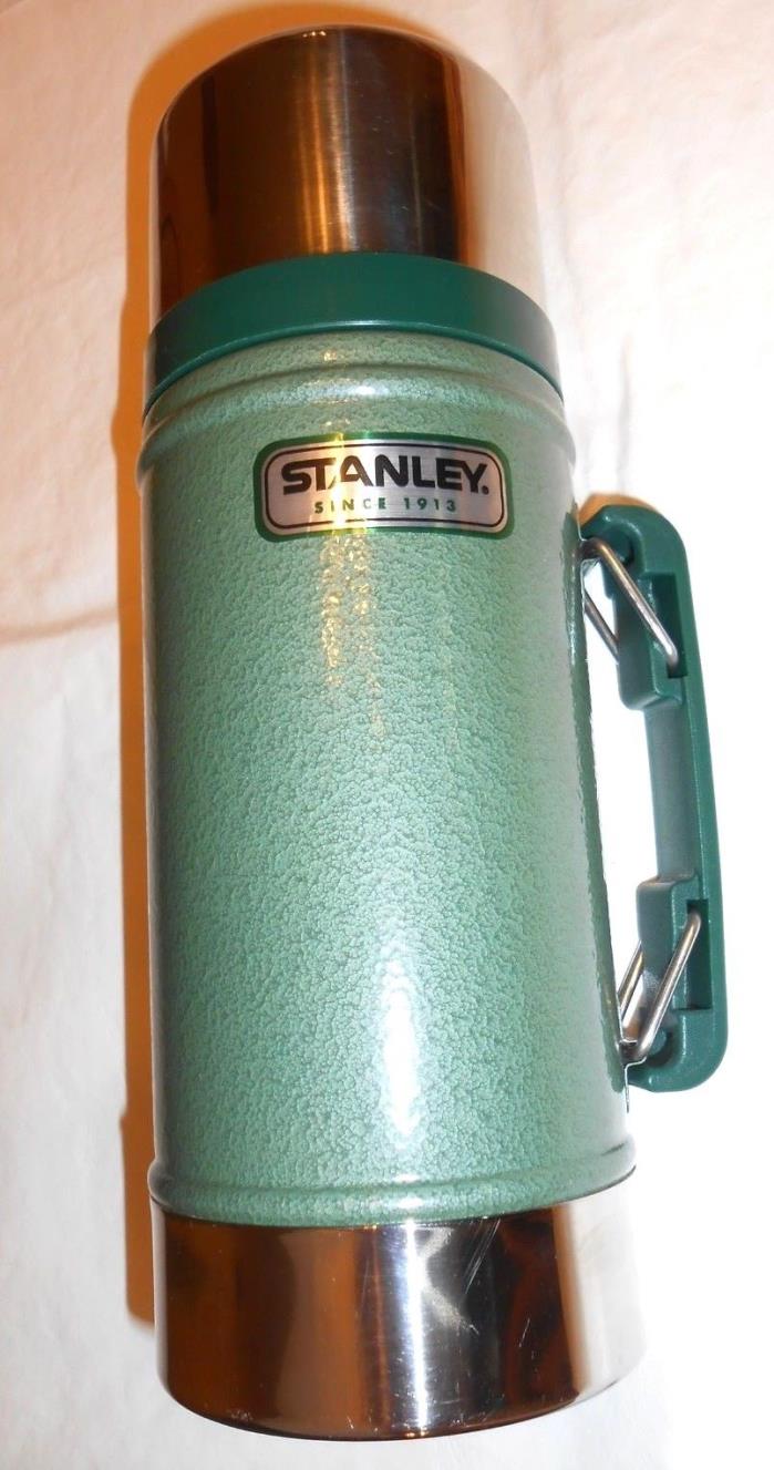 24 oz Stanley Metal Thermos / Vacuum Bottle with Cup and Stopper