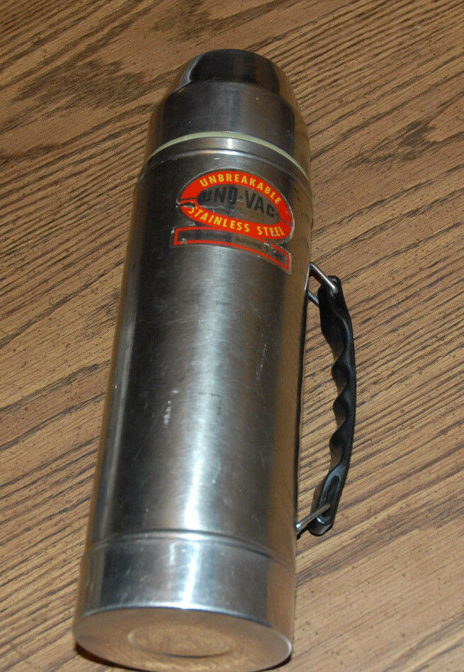 Vintage UNO-VAC Stainless Steel Thermos 13