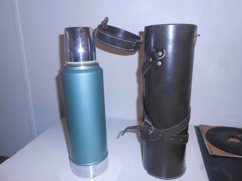 Aladden Stanley thermos with leather case