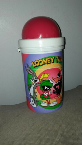 Looney Tunes 1998 puzzle thermos mug cup neat marvin martian bugs & more vintage