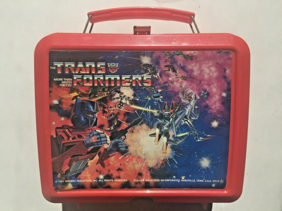 Aladdin Vintage Transformers Lunch Box without thermos FREE SHIPPING