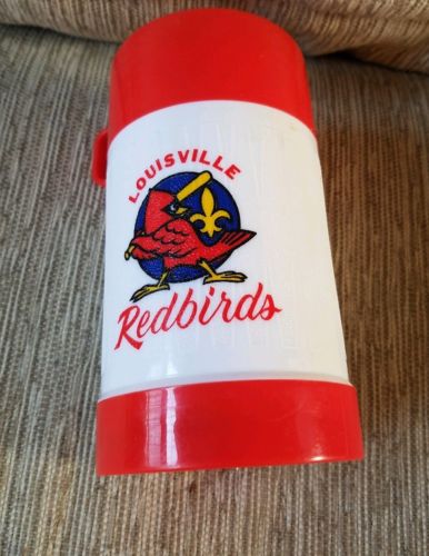 Vintage Louisville Redbirds Stadium Giveaway Thermos No Lunchbox Great Condition