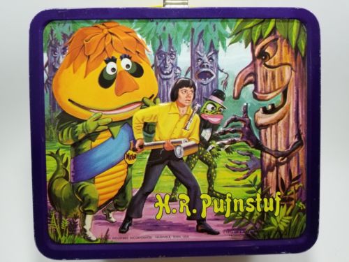Vintage H.R. Pufnstuf Lunchbox 1970's VG with Thermos RARE
