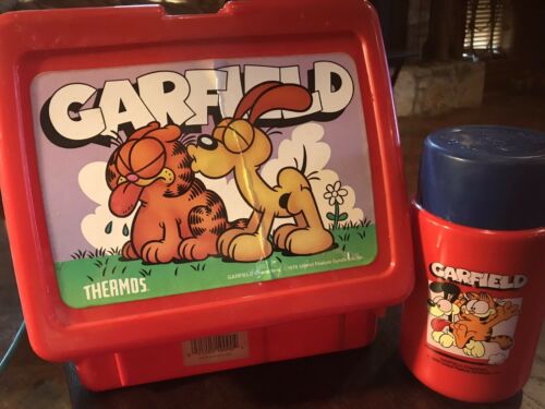 Garfield Lunch Box With Thermos