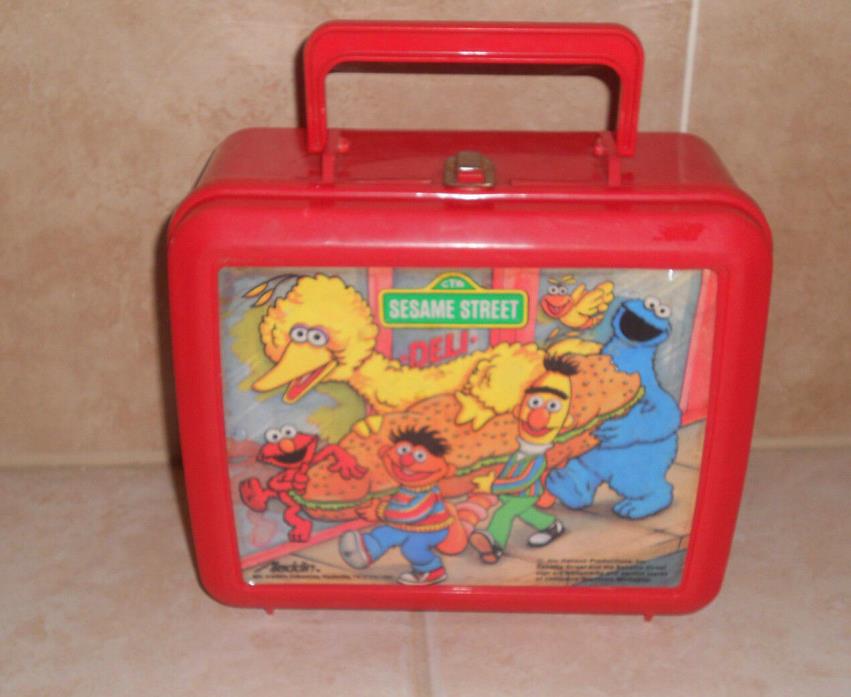Vintage Plastic Lunchbox Sesame Street Deli