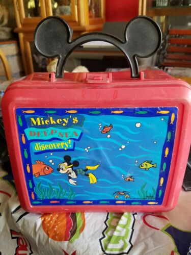 mickeys deep sea discovery lunch box with thermos by aladdin