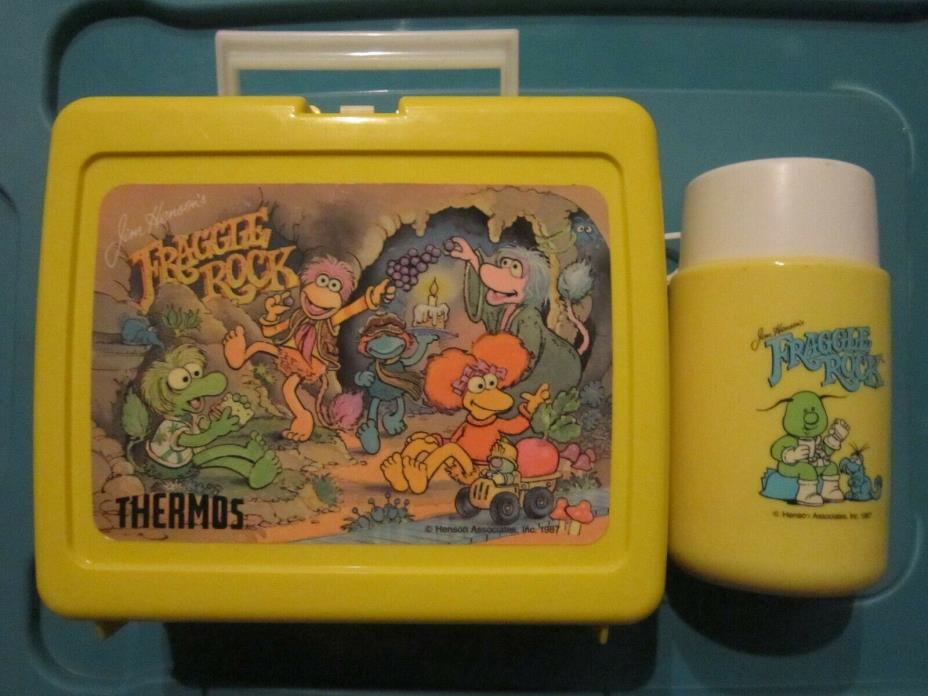 1987 Fraggle Rock Lunch Box and Thermos