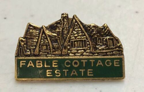 FABLE COTTAGE ESTATE with Goldtone Estate Metal Lapel or Collar Pin