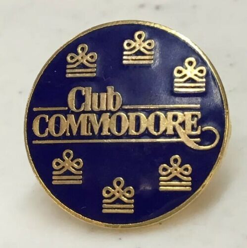 Very Nice CLUB COMMODORE Metal Lapel or Collar Pin