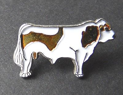 JERSEY DAIRY MILK COW CATTLE LAPEL PIN BADGE 3/4 INCH