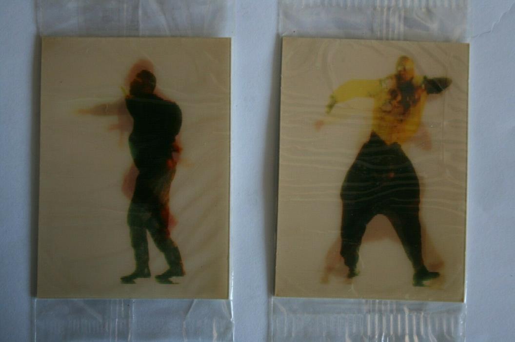 MC Hammer Post Cereal premium Lenticular cards rare 1980's cereal premiums