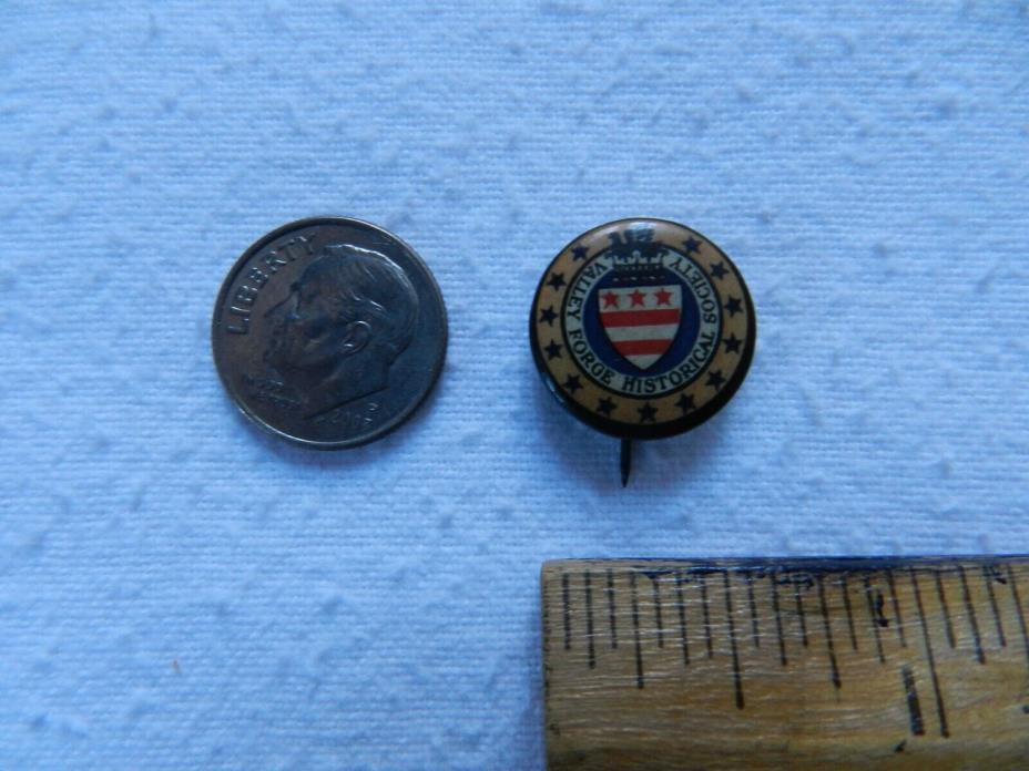Vintage Valley Forge Historical Society Pinback Button