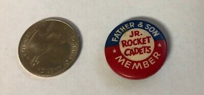 Father & Son Jr Rocket Cadets Member Pin